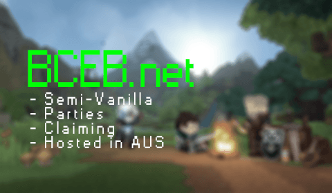 BCEB.net | Semi-Vanilla | PvP | Claims Banner